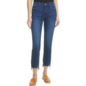 Frame Le High Straight Cobbert Rips Jeans